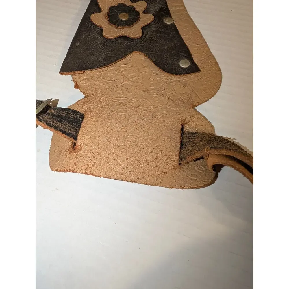 Vintage 1950s Kids Western Cowboy Toy Cap Gun Pistol Holster & Belt